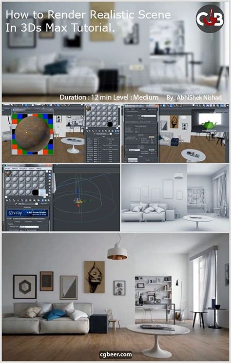 3D Max Interior Design Tutorial 的图像结果