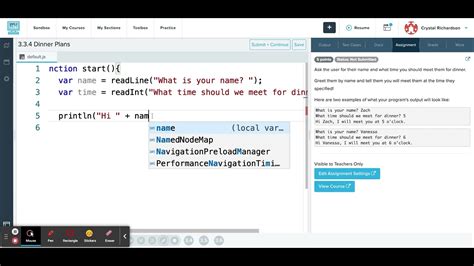 Image result for CodeHS Dietary Restrictions JavaScript Code