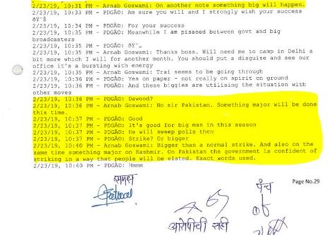 Arnab Goswami WhatsApp chat: Three days before Balakot strike, he said ...