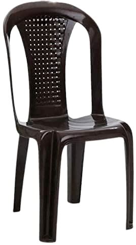 BHARAT SALES Modern Plastic Chair (Brown) : Amazon.in: Home & Kitchen