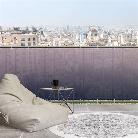 Brise vue brise vent balcon appartement jardin rose H.1,2 x L.2,5 M ...