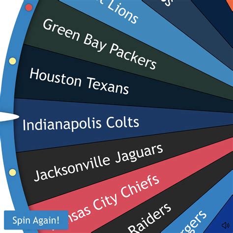 Random NFL Team Generator | Spin the Wheel [All 32 Teams]