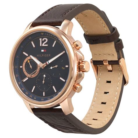 Tommy Hilfiger Mens Blue Dial Multi-Function Watch - TH1791532