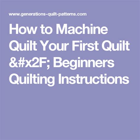 Image result for Tutorial How to Machine Quilt