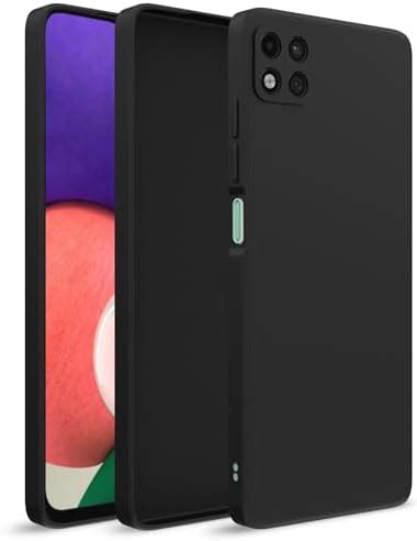 Pikkme Samsung Galaxy A22 5G Back Cover Soft Matte Liquid Silicone TPU ...