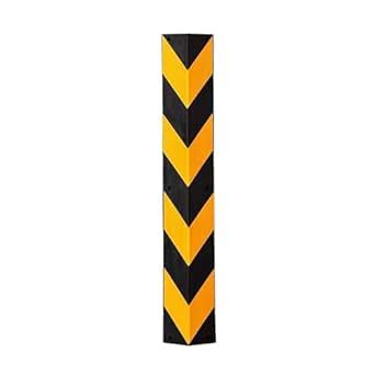 Waltzer India Parking Safety Rubber Pillar/Corner Guard 80 Cm with 4 ...