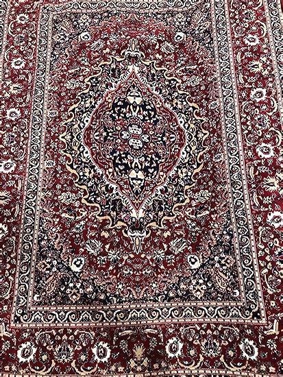 Buy Kashmir Art Hand Knotted Silk Kashmiri Carpet (5 X 7 feet) Online ...