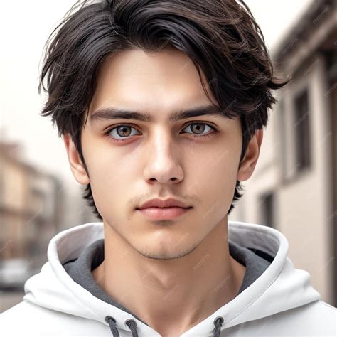 Premium Photo | Photo a 19 year old guy portrait
