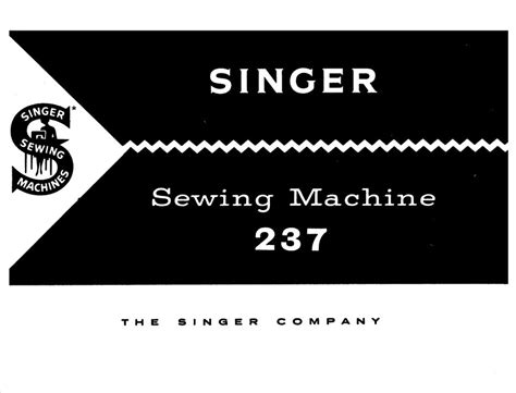 Image result for Singer Sewing Machine Model 237 Manual