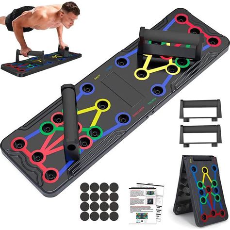 Planche push-up pliable 36 en 1 AMOUNE - Renforcement musculaire pour ...