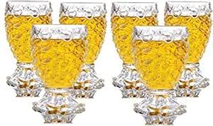 Buy RCO, Pineapple Shaped Glass, Set of 6 250 ml Online at Low Prices ...
