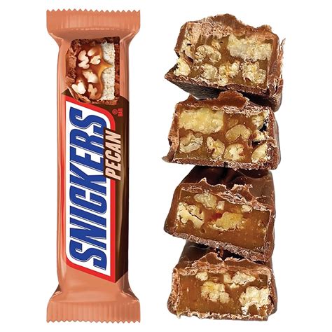 Snickers with Pecans Candy Bars - 24ct Display Box