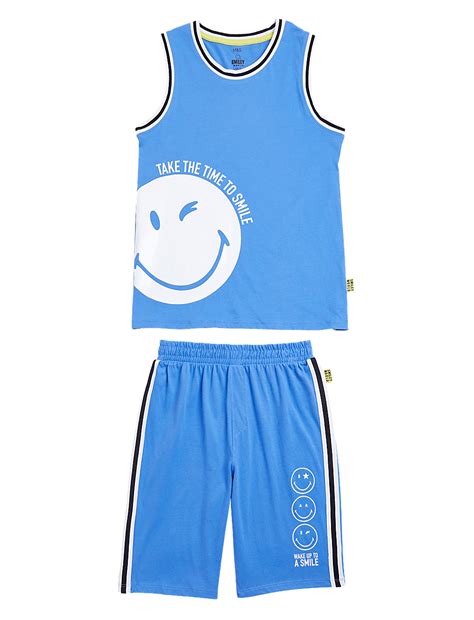 Buy SmileyWorld® Short Pyjama Set (6-16 Yrs) at Marks & Spencer