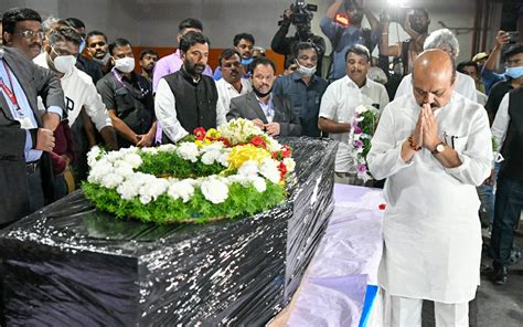 Body of Indian medical student killed in Ukraine arrives in Bengaluru