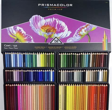Prismacolor premier colored pencils gift set with easel stand box 150 ...