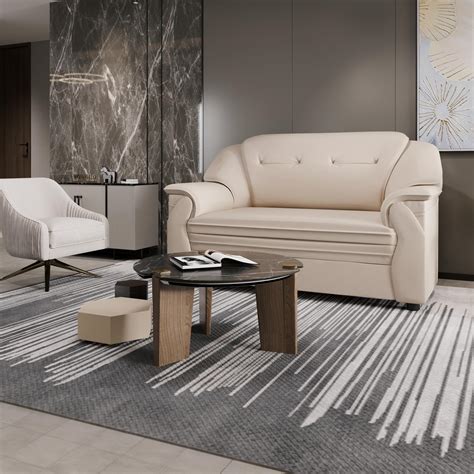 RM Home Classic Two Seater Sofa Maroon Fabric : Amazon.in: Home & Kitchen