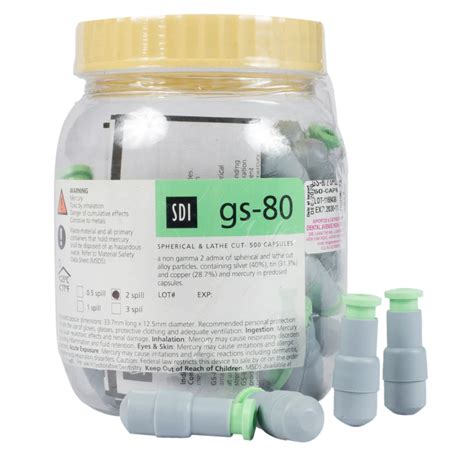 SDI GS-80 - Non-Gamma 2 Amalgam Alloy by Dental Avenue