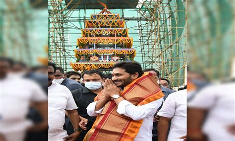 CM Jagan commissions Antarvedi Ratham at Lakshminarasimha Swamy temple