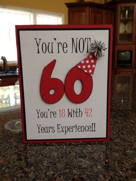 60th birthday card ideas
