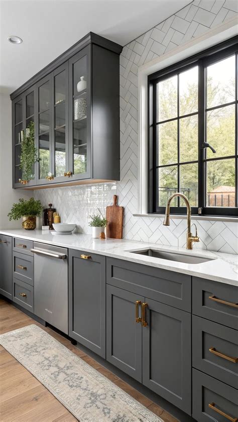 19 Stunning Blue Gray Kitchen Cabinet Designs