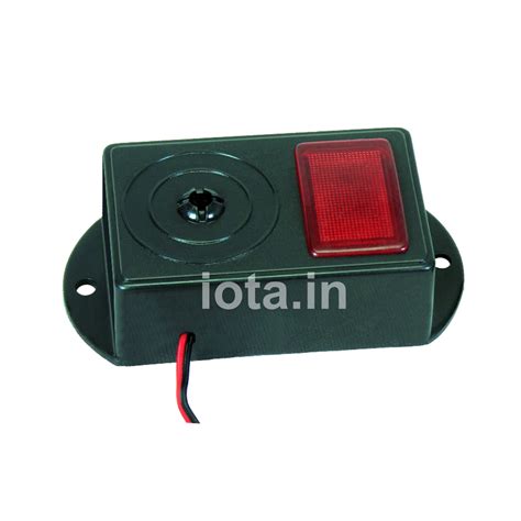 iota Electronic Siren with Flashing Strobe Siren AVL-135 for Home Secu