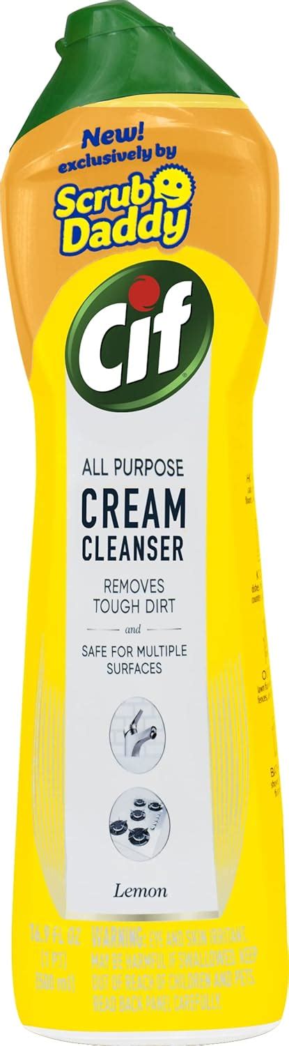 Scrub Daddy Cif Cream All Purpose Cleaner, Lemon - India | Ubuy