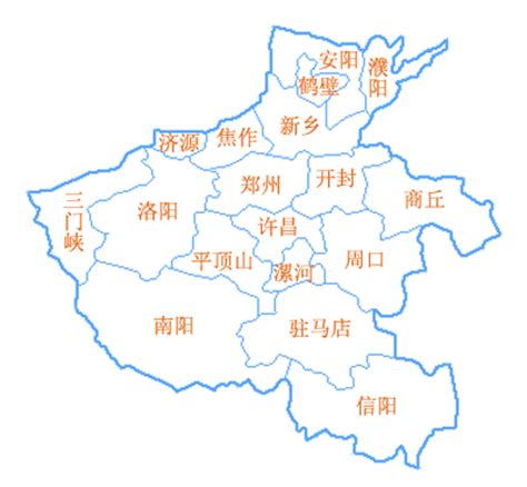 河南省行政区划及地图_文档下载
