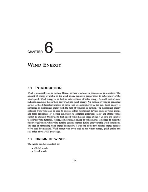 Wind Energy Book Chapter - Mechanical Engineering - Studocu