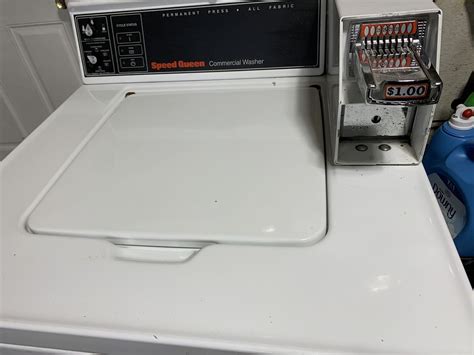 Commercial Coin Operated Speed Queen Washer Machine Stainless Steel Tub ...
