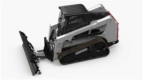 Tracked Skid Steer Bobcat With Dozer Blade 3D | 3D Molier International