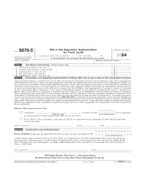 Fillable Online form 8879 2004 Fax Email Print - pdfFiller