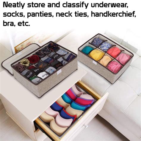 UrbanStorie® Closet Organizer and Storage Drawer Dividers for Underwea ...