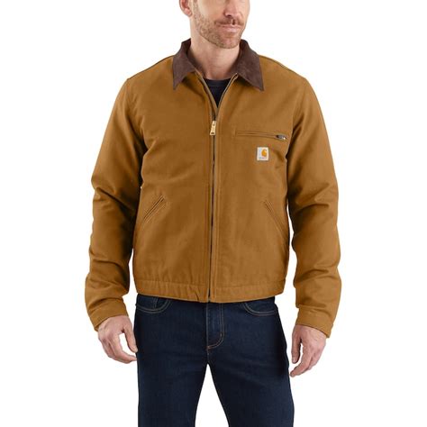 Carhartt J01 Duck Detroit Men's Carhartt Brown Work jacket ( M ) in the ...