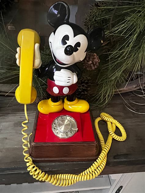 Vintage Mickey Mouse Phone 1976