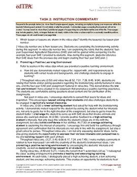 Image result for Task 2 edTPA