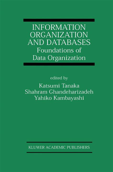 Buy Information Organization and Databases: Foundations of Data ...