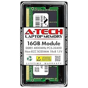 A-Tech 16GB RAM Replacement for CT16G48C40S5 | DDR5 4800MHz PC5-38400 ...