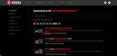 Image result for MSI Drivers Update