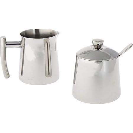 Buy Frieling USA 18/10 Stainless Steel Creamer and Sugar Bowl Set ...