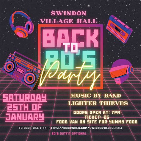 80s Party, Swindon Village Community Hall, 25 January to 26 January ...