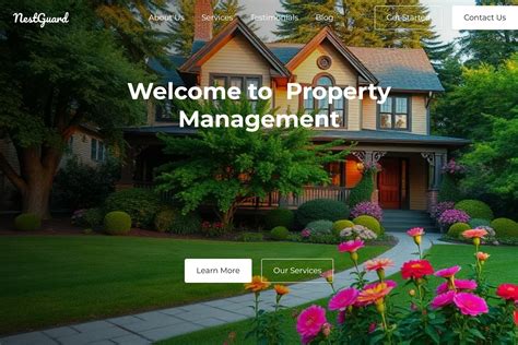 Best Property Management Agency Website Template