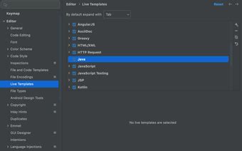 Image result for IntelliJ Java Template