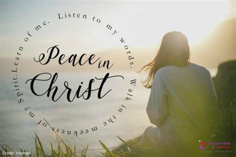 Peace Only In Jesus Christ | Daughters of Impact