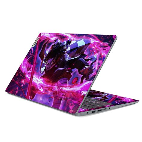 Shop Anime Tanjiro Kamado Laptop Skin for Lenovo | Buy Online Now ...