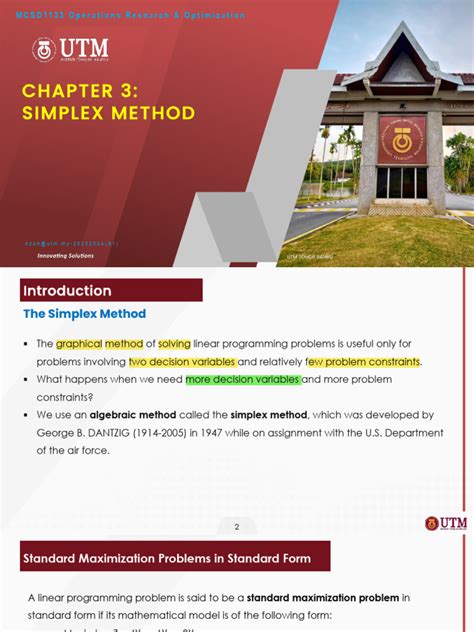 Image result for Simplex Method PDF