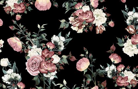 Aesthetic Black Flower Wallpapers - Wallpaper Cave