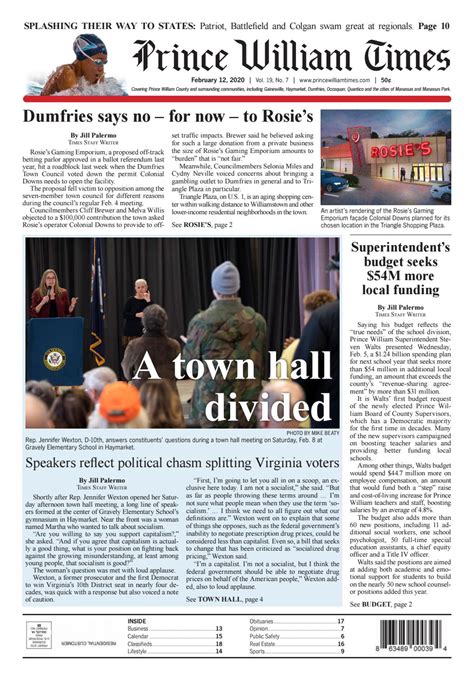 Prince William Times 02/12/2020 by Fauquier Times (52 issues) & Prince ...