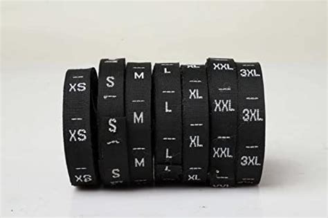 (PI) Size Label (XS, S, M, L, XL, XXL, XXXL) [ Pack of 350 Labels ...