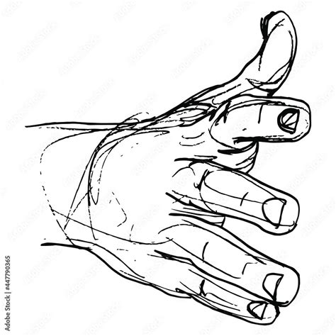 How to Draw a Front View of Hand 的图像结果