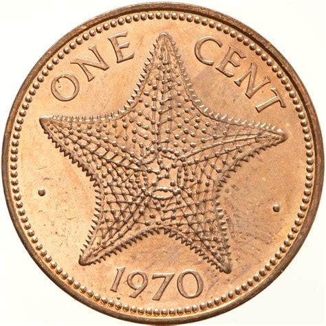 One Cent 1970, Coin from Bahamas - Online Coin Club